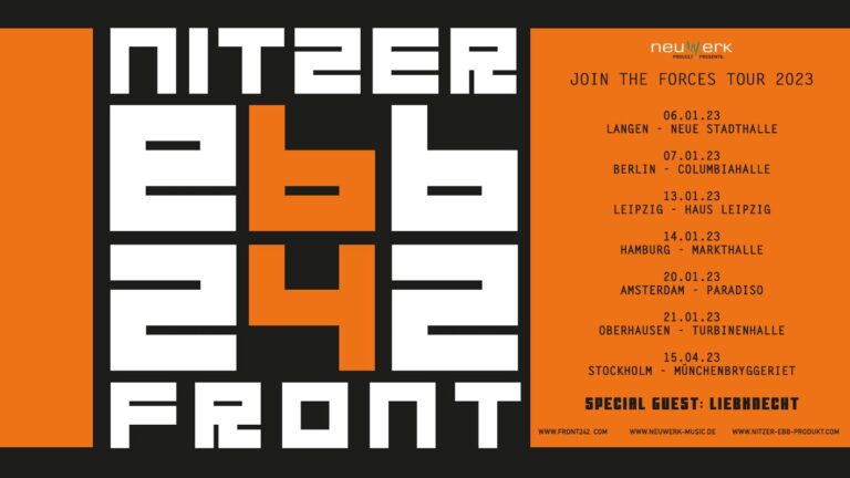 Front 242 & Nitzer Ebb – Join The Forces Tour 2023